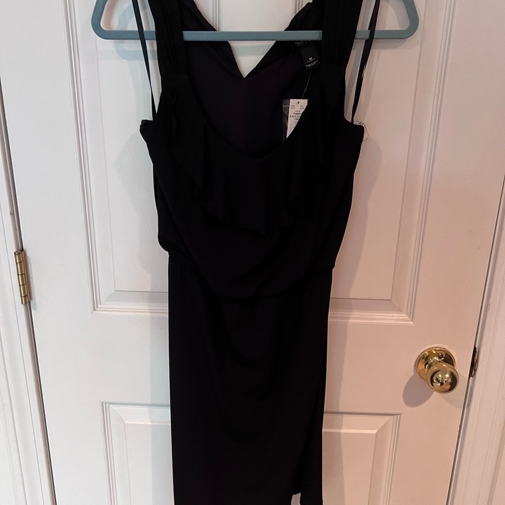 White House Black Market Elegant Black Sleeveless Dress